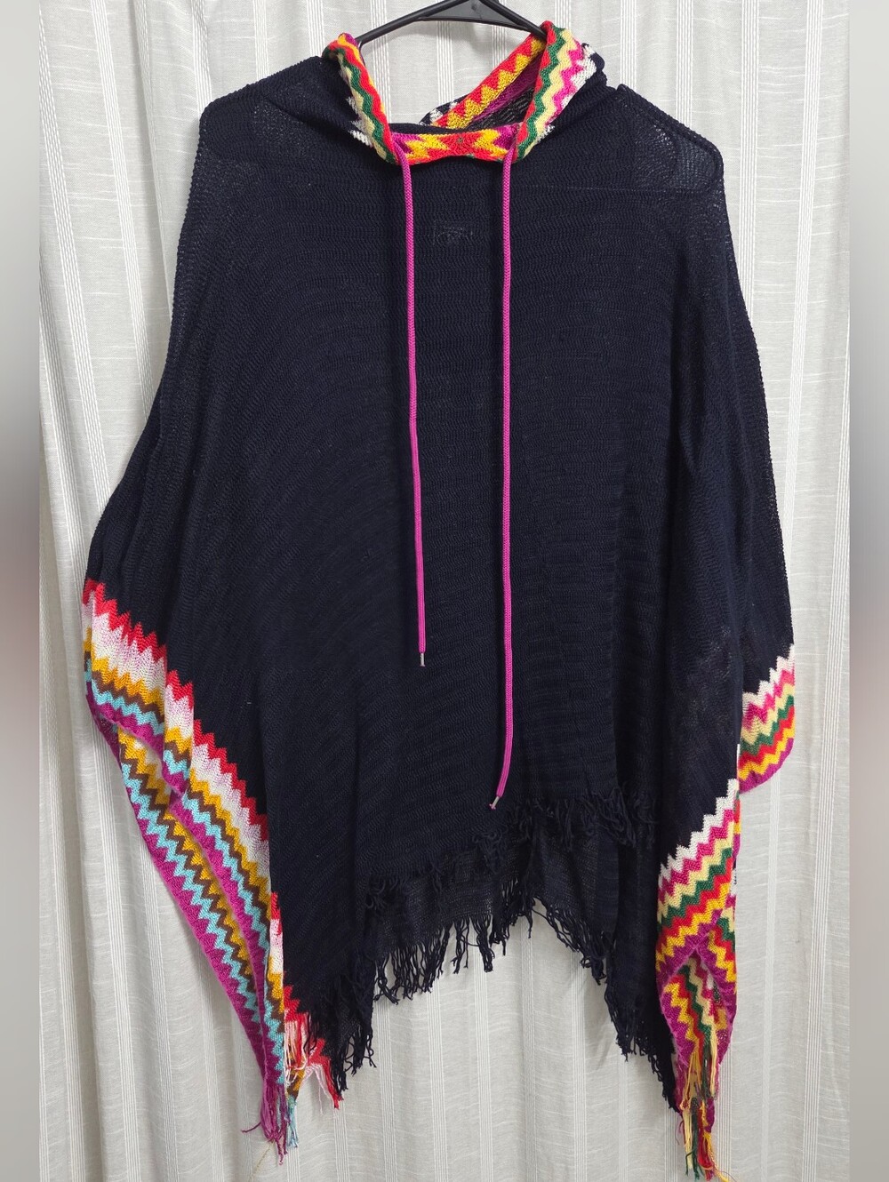 Missoni Zigzag Hooded Poncho